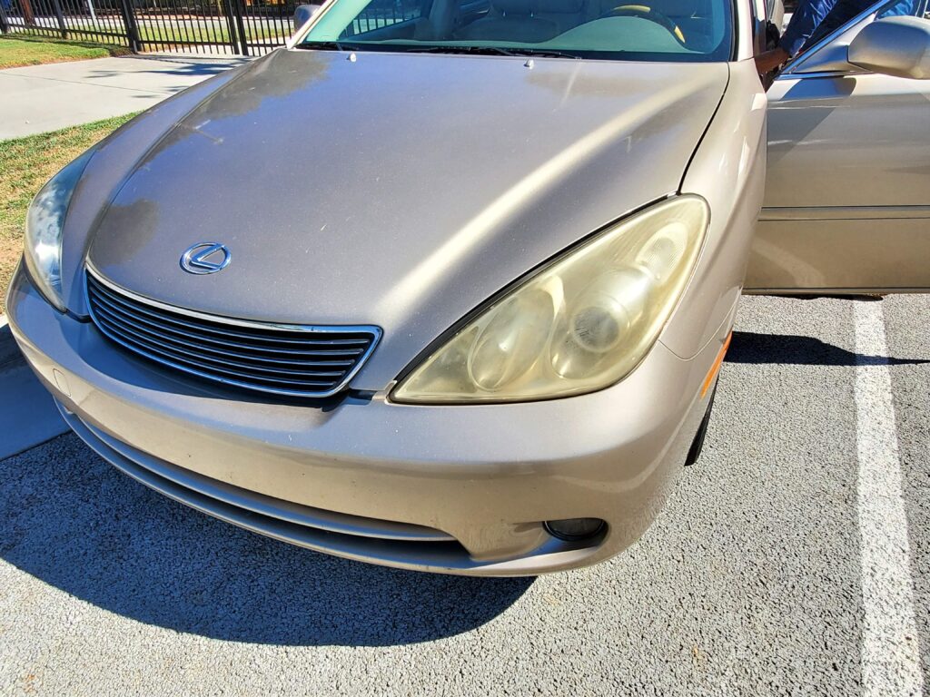mobile headlight restoration on lexus