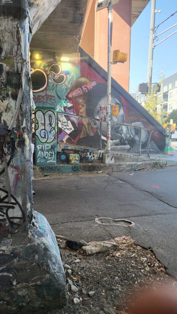 krog street bridge in cabbagetown
